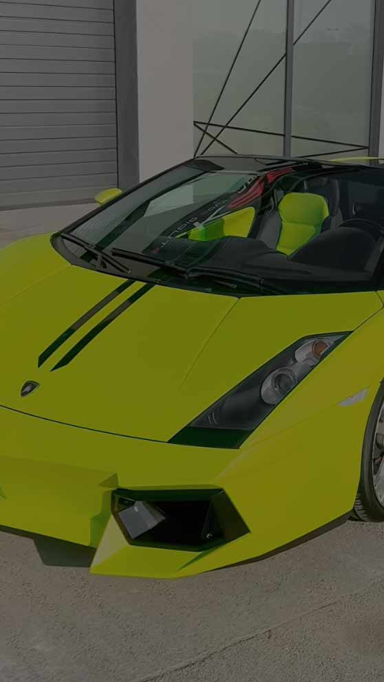 Lamborghini Gallardo – zmiana koloru auta folią PWF Lizard Lime | Jangraf
