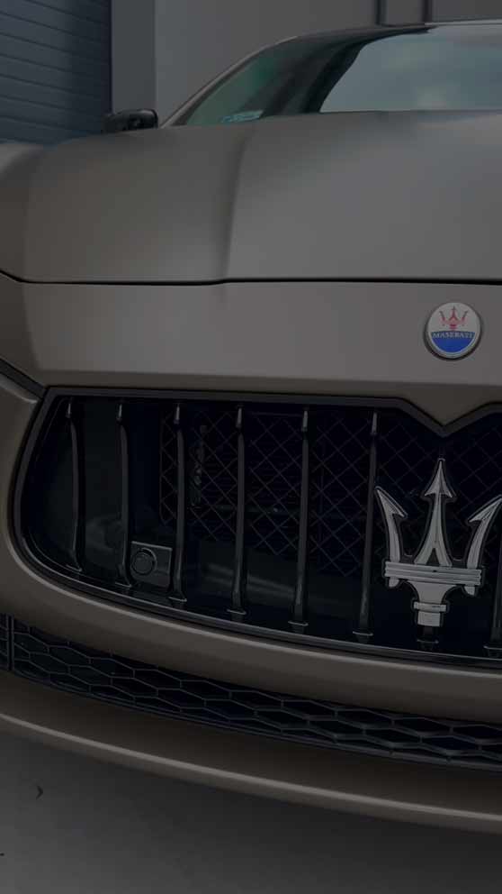 Maserati Ghibli – stylizacja auta folią PWF Frozen Bronze | Jangraf